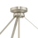 Progress Lighting - P500508-009 - Three Light Convertible Pendant - Lieon - Brushed Nickel