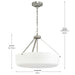 Progress Lighting - P500508-009 - Three Light Convertible Pendant - Lieon - Brushed Nickel