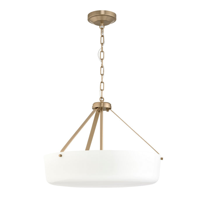 Progress Lighting - P500508-177 - Three Light Convertible Pendant - Lieon - Champagne Bronze