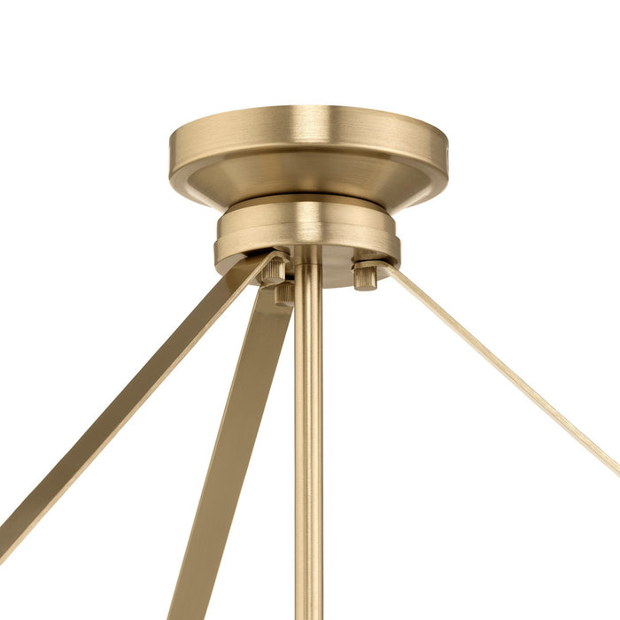 Progress Lighting - P500508-177 - Three Light Convertible Pendant - Lieon - Champagne Bronze