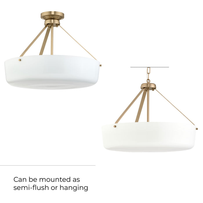 Progress Lighting - P500508-177 - Three Light Convertible Pendant - Lieon - Champagne Bronze