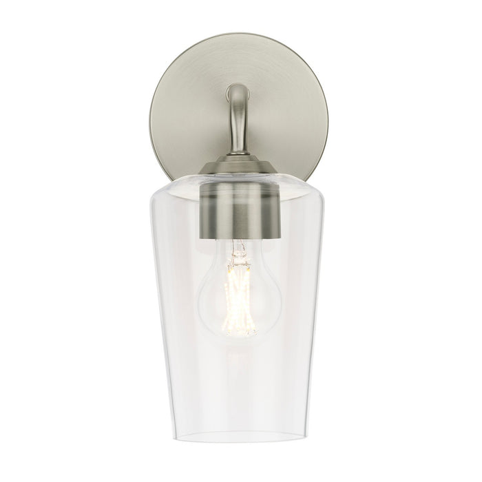 Progress Lighting - P710148-009 - One Light Wall Sconce - Celino - Brushed Nickel