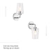 Progress Lighting - P710148-015 - One Light Wall Sconce - Celino - Polished Chrome