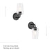 Progress Lighting - P710148-031 - One Light Wall Sconce - Celino - Black