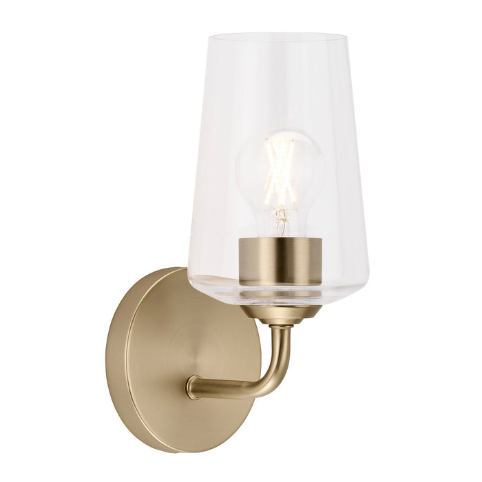Progress Lighting - P710148-177 - One Light Wall Sconce - Celino - Champagne Bronze