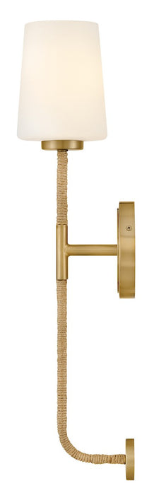 Lark - 83450LCB-NAT - LED Wall Sconce - Kline - Lacquered Brass