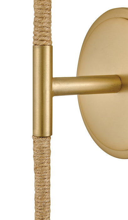 Lark - 83450LCB-NAT - LED Wall Sconce - Kline - Lacquered Brass