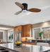 Minka Aire - F693L-CL/DK - 36"Ceiling Fan - Ventiara - Coal Black
