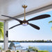 Minka Aire - F698L-LBR/DO - 60"Ceiling Fan - Mortyn - Legacy Brass