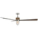 Minka Aire - F768L-BNW/DK - 65"Ceiling Fan - Nauticus - Brushed Nickel Wet With Distressed Koa Blades