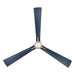 Minka Aire - F768L-BNW/NVY - 65"Ceiling Fan - Nauticus - Brushed Nickel Wet With Navy Blades