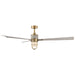 Minka Aire - F768L-LBR/WCD - 65"Ceiling Fan - Nauticus - Legacy Brass