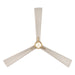 Minka Aire - F768L-LBR/WCD - 65"Ceiling Fan - Nauticus - Legacy Brass
