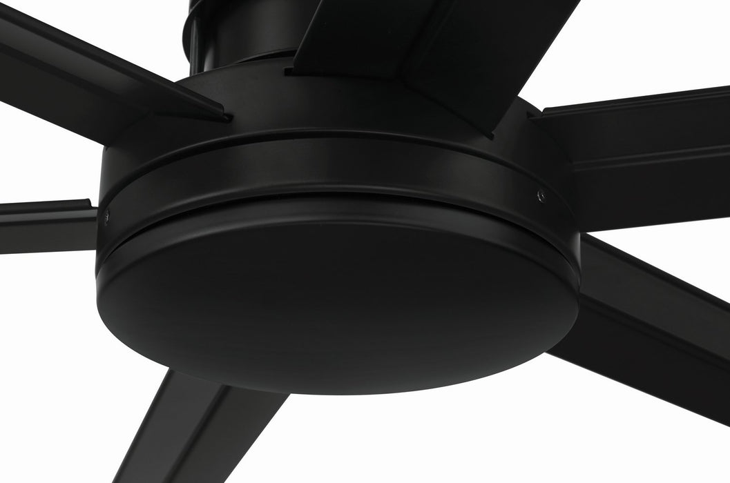 Craftmade - MND80FB6 - 80" Ceiling Fan - Mondo 80 Indoor/Outdoor - Flat Black