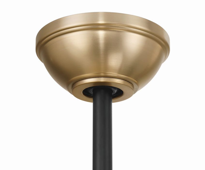 Craftmade - VNN58FBSB4 - 58" Ceiling Fan - Venn 58" Indoor Ceiling Fan - Flat Black/Satin Brass