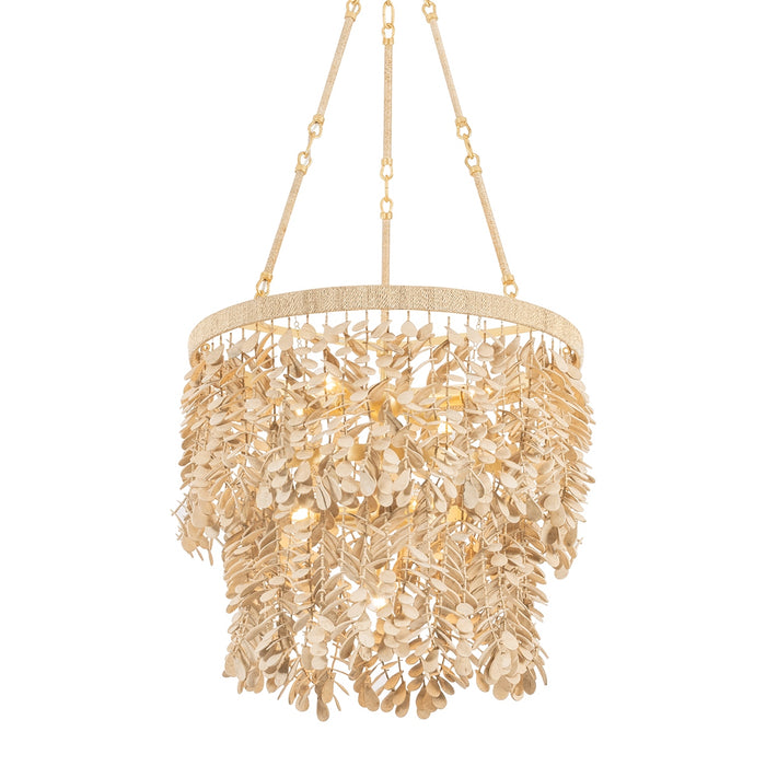 Corbett Lighting - 552-24-VGL - Eight Light Chandelier - Naxos - Vintage Gold Leaf