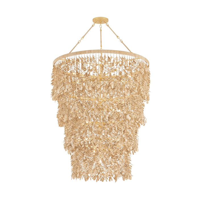 Corbett Lighting - 552-42-VGL - 18 Light Chandelier - Naxos - Vintage Gold Leaf