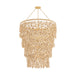 Corbett Lighting - 552-42-VGL - 18 Light Chandelier - Naxos - Vintage Gold Leaf