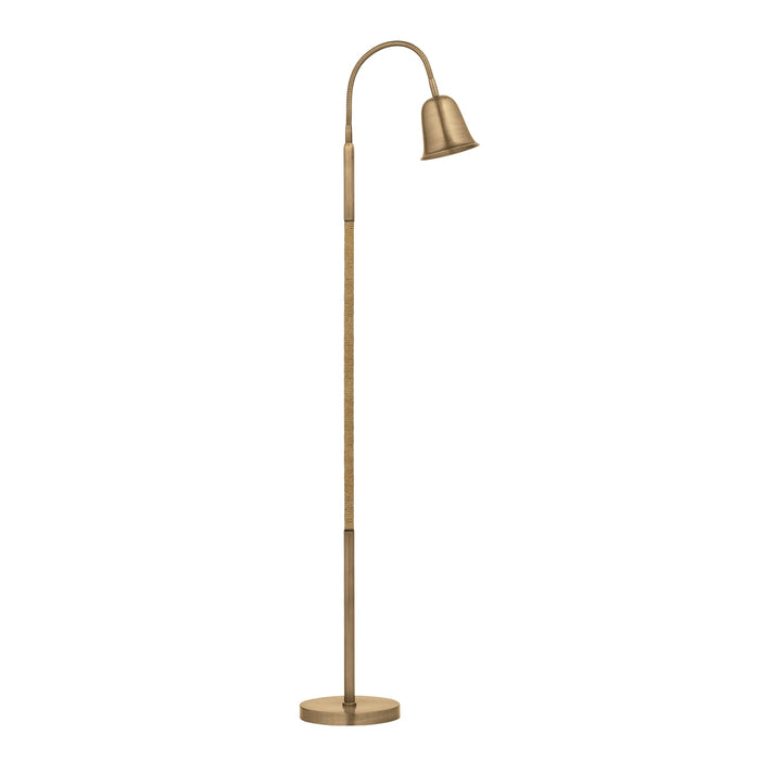 Troy Lighting - PFL1053-PBR - One Light Floor Lamp - Wharf - Patina Brass