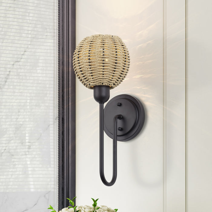 Livex Lighting - 13681-07 - One Light Wall Sconce - Summervine - Bronze