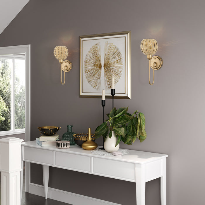 Livex Lighting - 13681-48 - One Light Wall Sconce - Summervine - Antique Gold Leaf