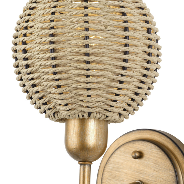 Livex Lighting - 13681-48 - One Light Wall Sconce - Summervine - Antique Gold Leaf