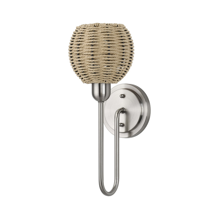 Livex Lighting - 13681-91 - One Light Wall Sconce - Summervine - Brushed Nickel