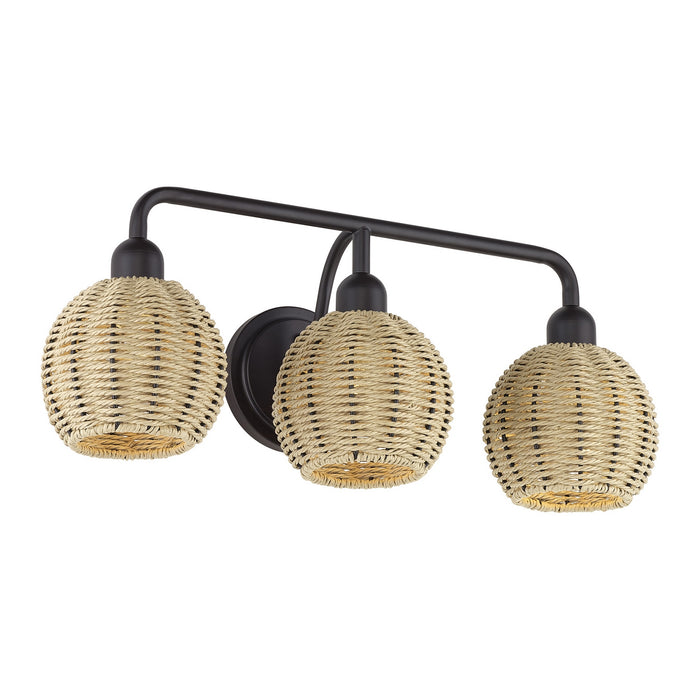 Livex Lighting - 13683-07 - Three Light Vanity - Summervine - Bronze