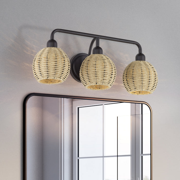 Livex Lighting - 13683-07 - Three Light Vanity - Summervine - Bronze