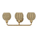 Livex Lighting - 13683-48 - Three Light Vanity - Summervine - Antique Gold Leaf