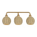 Livex Lighting - 13683-48 - Three Light Vanity - Summervine - Antique Gold Leaf