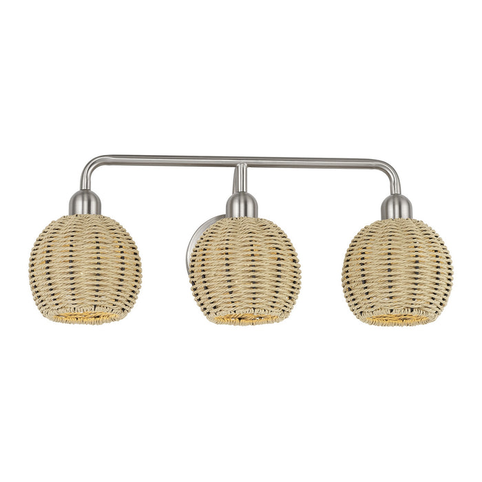 Livex Lighting - 13683-91 - Three Light Vanity - Summervine - Brushed Nickel