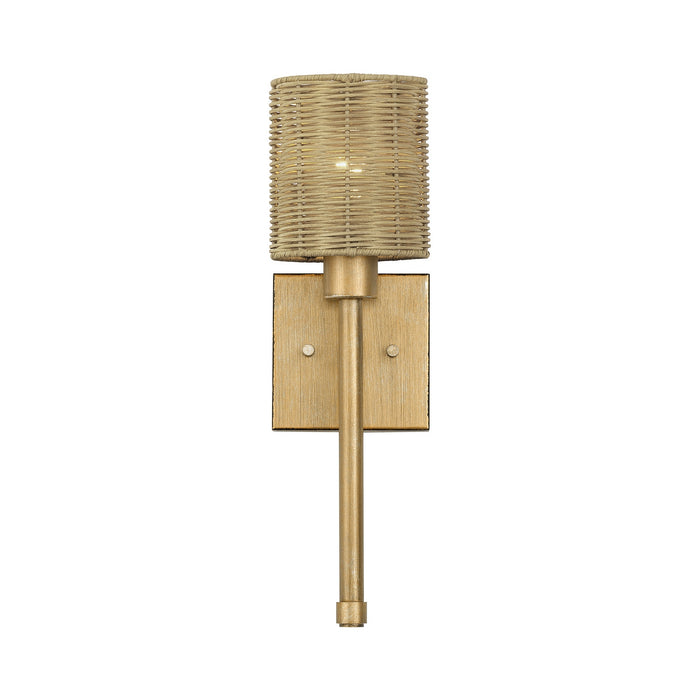 Livex Lighting - 13701-48 - One Light Wall Sconce - Weavington - Antique Gold Leaf