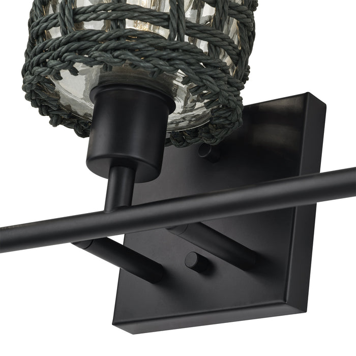 Livex Lighting - 14043-04 - Three Light Vanity - Twinewell - Black