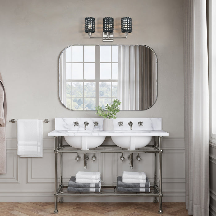 Livex Lighting - 14043-91 - Three Light Vanity - Twinewell - Brushed Nickel