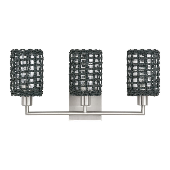 Livex Lighting - 14043-91 - Three Light Vanity - Twinewell - Brushed Nickel