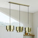 Livex Lighting - 40053-01 - Three Light Linear Chandelier - Zolana - Antique Brass