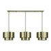 Livex Lighting - 40053-01 - Three Light Linear Chandelier - Zolana - Antique Brass
