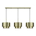 Livex Lighting - 40053-01 - Three Light Linear Chandelier - Zolana - Antique Brass