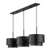 Livex Lighting - 40053-04 - Three Light Linear Chandelier - Zolana - Black