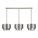 Livex Lighting - 40053-91 - Three Light Linear Chandelier - Zolana - Brushed Nickel
