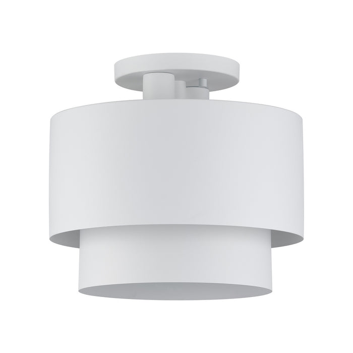 Livex Lighting - 40054-03 - Two Light Semi-Flush Mount - Zolana - White