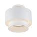 Livex Lighting - 40054-03 - Two Light Semi-Flush Mount - Zolana - White