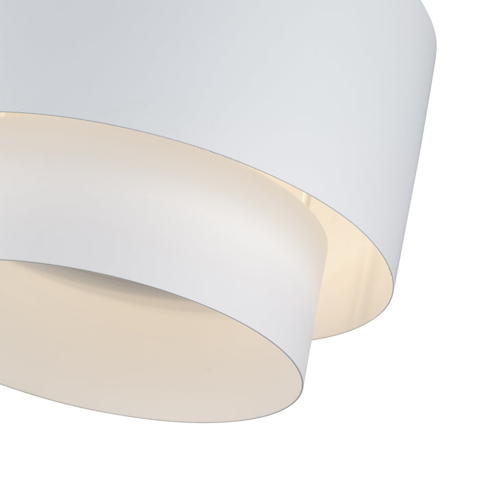 Livex Lighting - 40054-03 - Two Light Semi-Flush Mount - Zolana - White