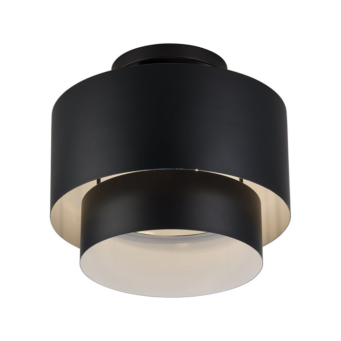 Livex Lighting - 40054-04 - Two Light Semi-Flush Mount - Zolana - Black
