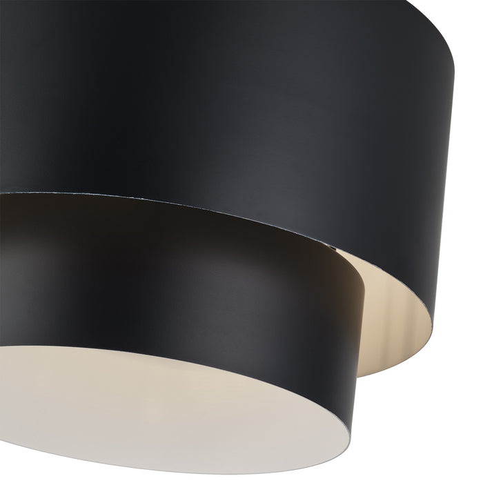 Livex Lighting - 40054-04 - Two Light Semi-Flush Mount - Zolana - Black