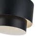 Livex Lighting - 40054-04 - Two Light Semi-Flush Mount - Zolana - Black