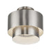 Livex Lighting - 40054-91 - Two Light Semi-Flush Mount - Zolana - Brushed Nickel
