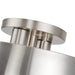 Livex Lighting - 40054-91 - Two Light Semi-Flush Mount - Zolana - Brushed Nickel