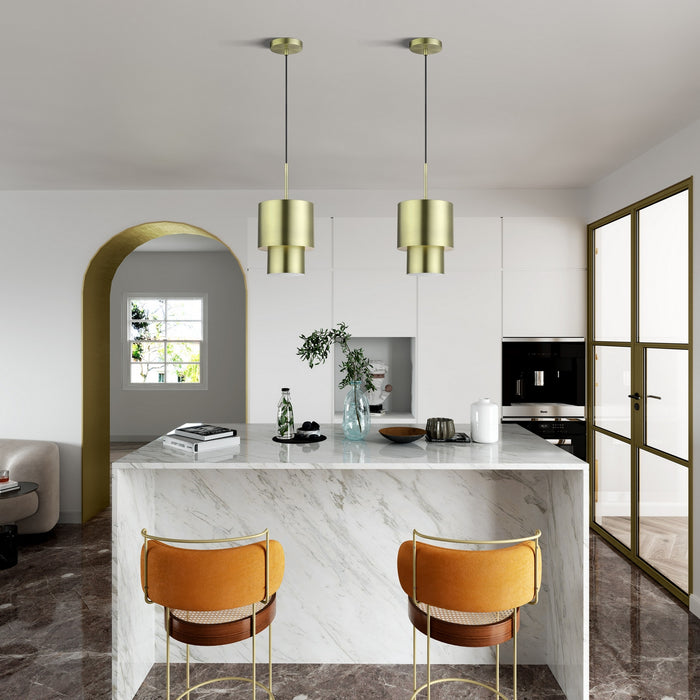 Livex Lighting - 40058-01 - One Light Mini Pendant - Zolana - Antique Brass